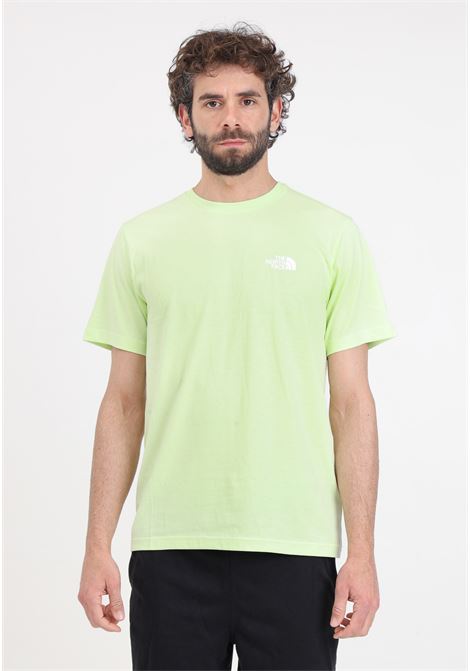 T-shirt da uomo verde e bianca Simple dome THE NORTH FACE | NF0A87NGO0F1O0F1